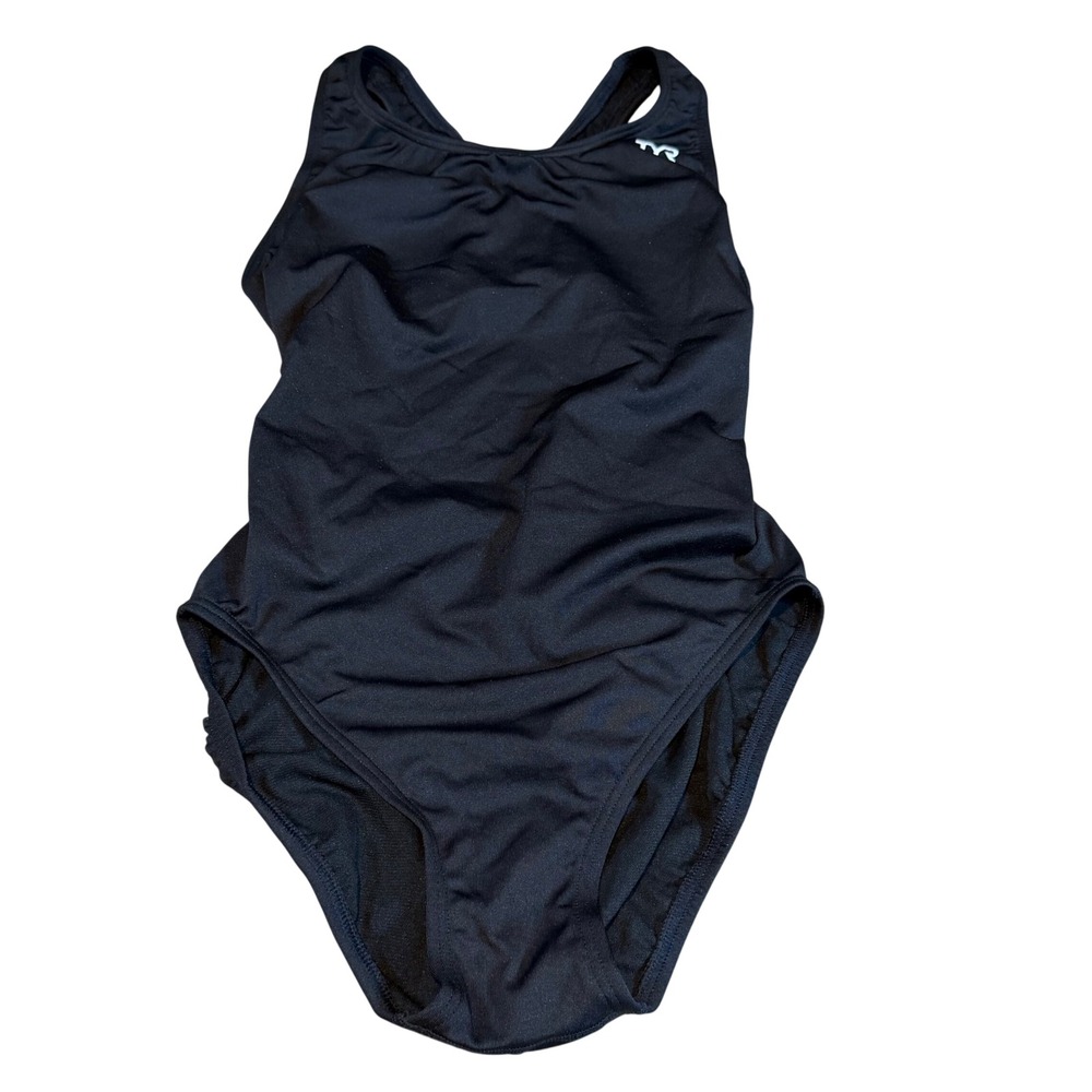 TYR Durafast Elite Maxfit One Piece Swimsuit Black MDUS7A Women Size 34 M NEW